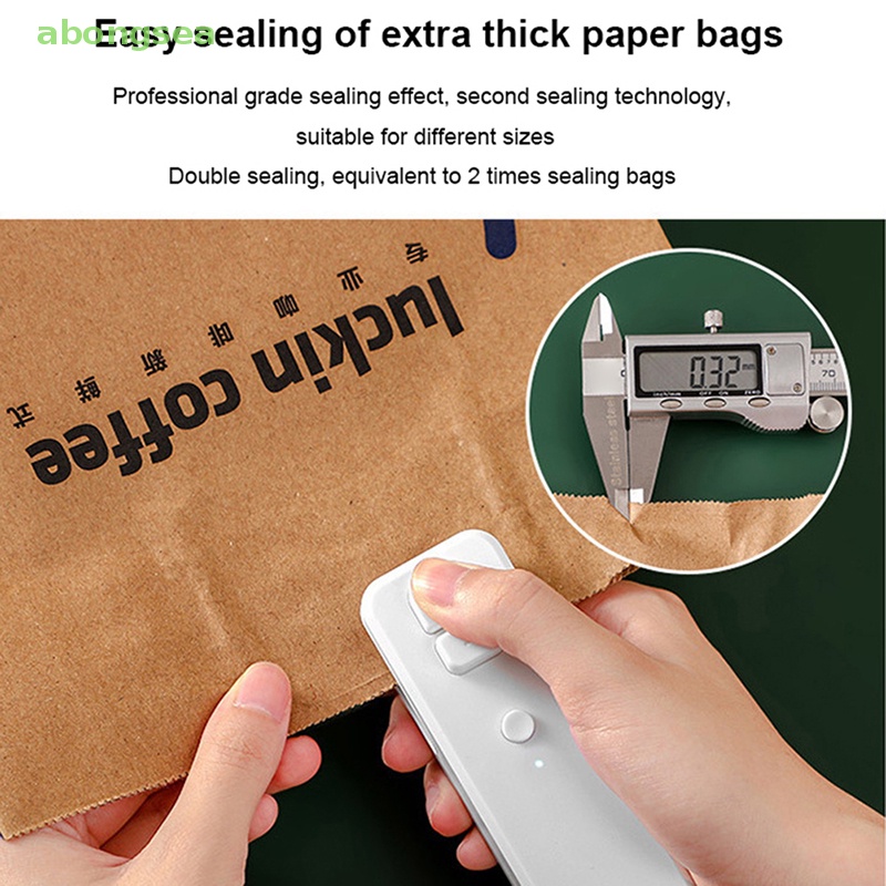 Máy Hàn Miệng Túi Nhựa Mini Có Thể Sạc Lại Bằng Cổng USB