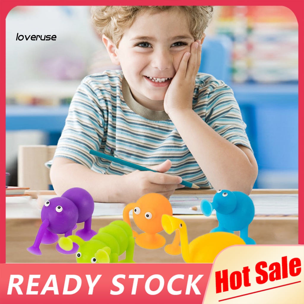 Set 2 Mô Hình Con Rối Giác Hút Nhiều Màu Sắc Cho Bé