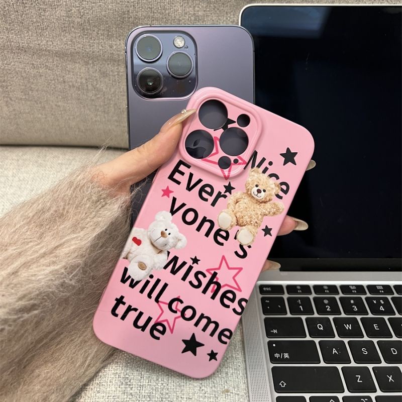 Ultra Ốp Điện Thoại Cứng / Mỏng In Hình Chú Gấu Muppet Màu Hồng Cho Iphone 11 1378P 14pro R1P7