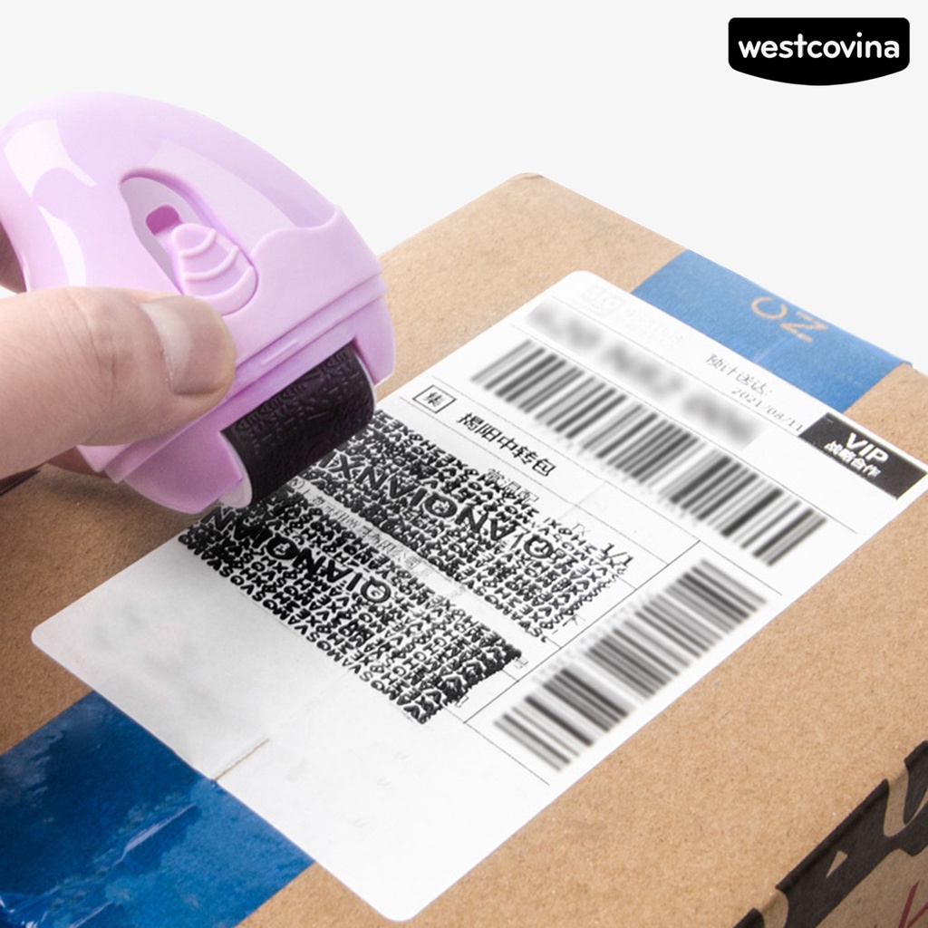 [COD]♪1 Bộ Con Dấu Lăn Nhanh Khô Chống Thấm Nước Giúp Bảo Vệ Sự Riêng Tư Tiện Dụng