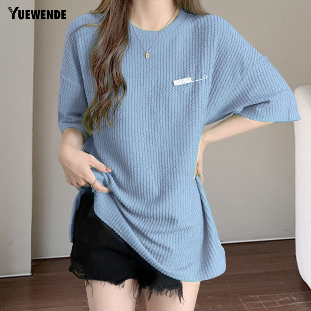 Áo Thun Cổ Tròn Thiết Kế Xinh Xắn Cho Nữ