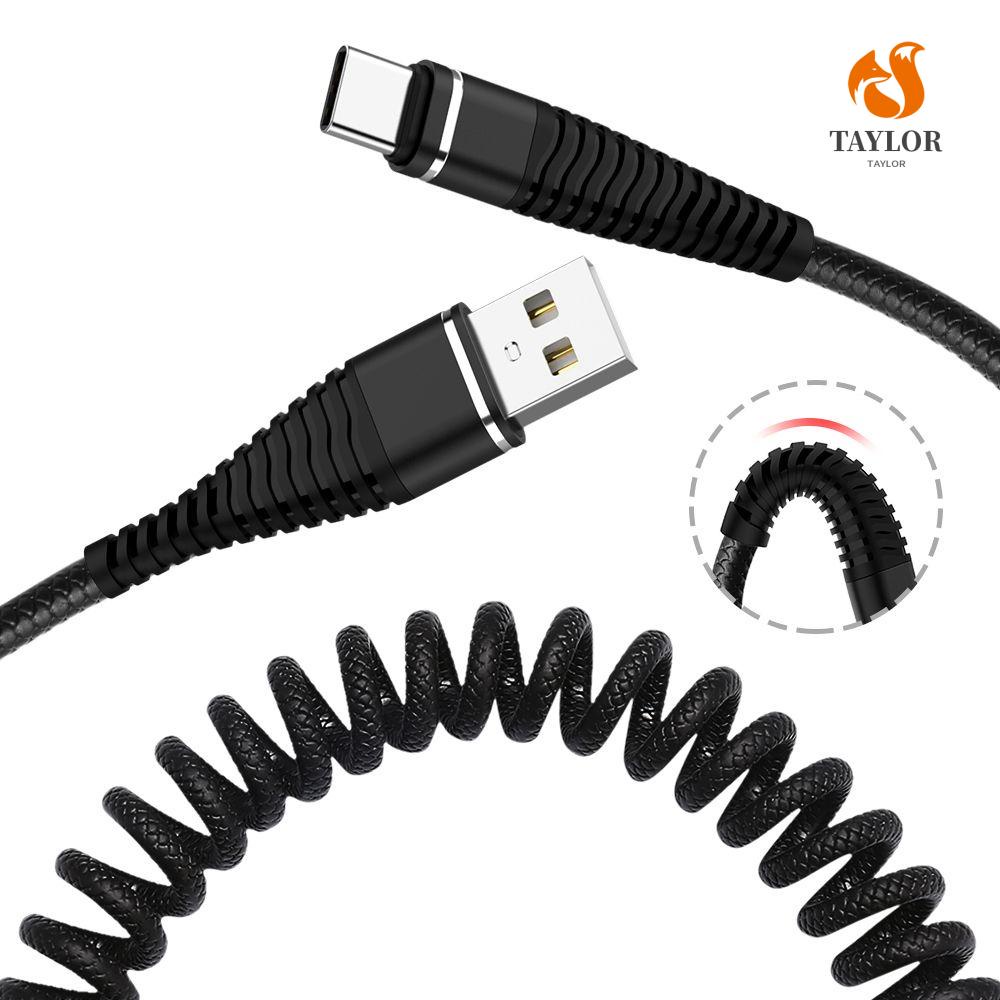 Dây Cáp Sạc Nhanh Truyền Dữ Liệu Đầu USB Type C Sang Micro USB Type C TAYLOR1 Cho Điện Thoại Di Động