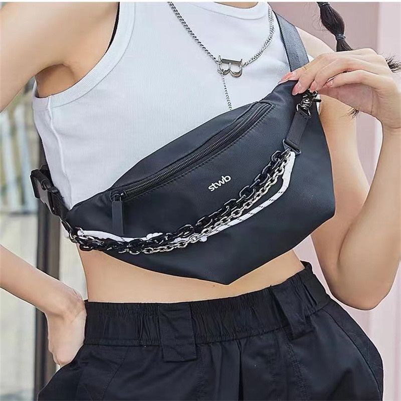 Túi Đeo Hông Họa Tiết Hình Học Thời Trang Xu Hướng Cho Nữ