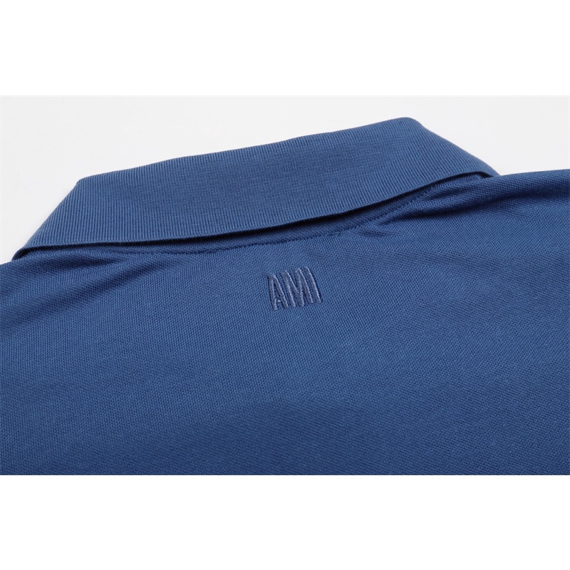 Áo Thun polo Tay Ngắn Thêu Hình Trái Tim Nhỏ Thời Trang Cổ Điển Dành Cho Nam Và Nữ A-M-I88