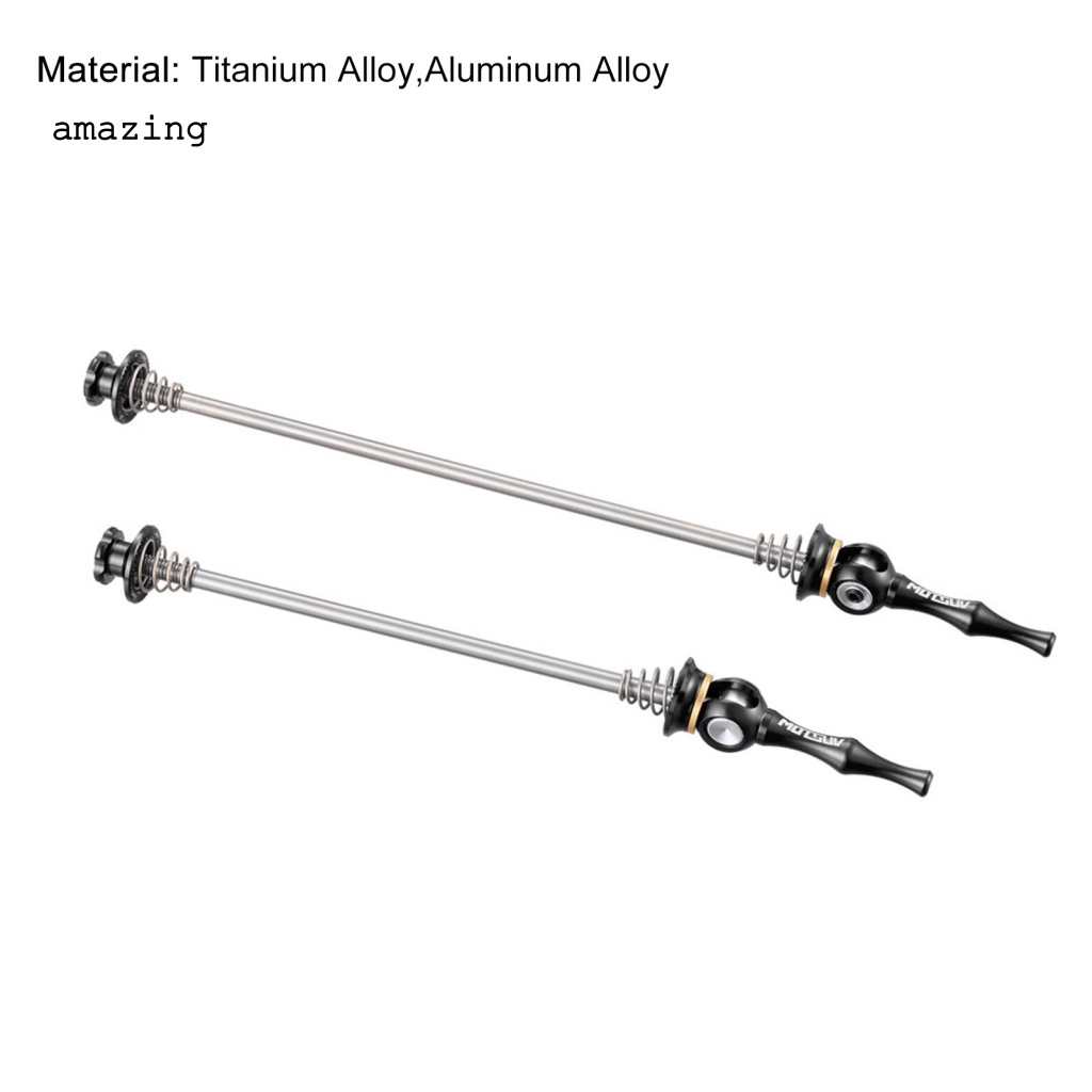 1 Cặp Xiên Bằng Titan Màu Đen / Đỏ Đa Năng Dành Cho Xe Đạp