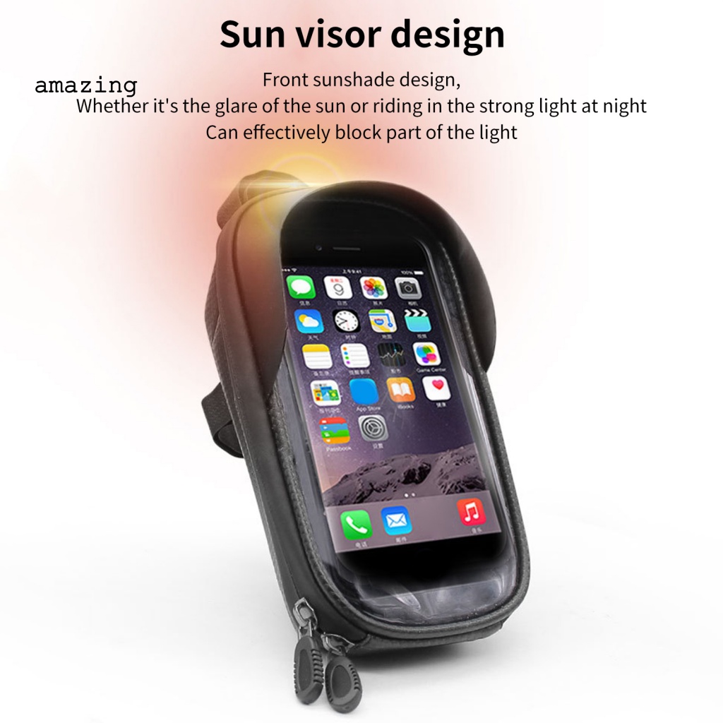 Túi Đựng Đồ Chống Thấm Nước Bằng PVC Gắn Khung Xe Đạp