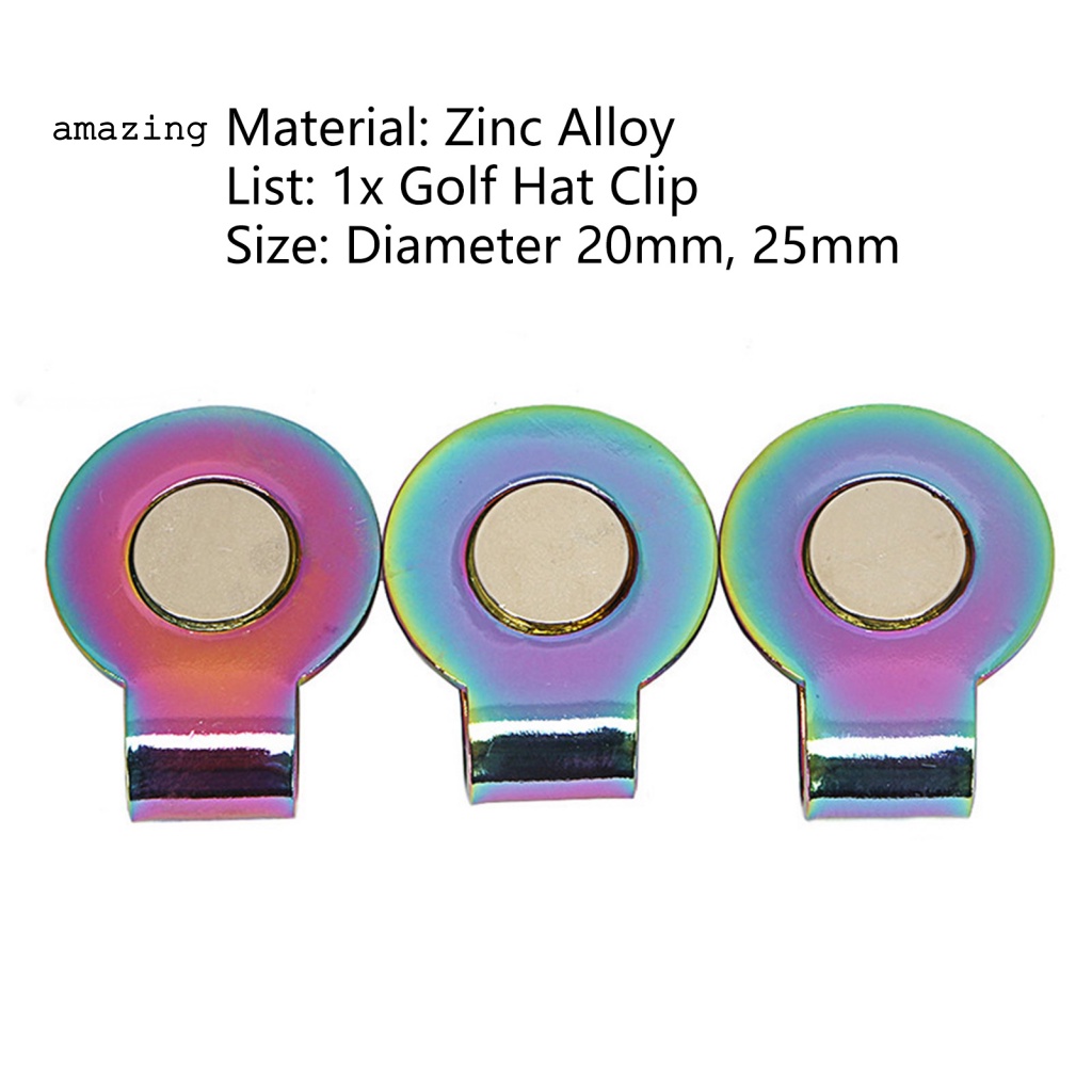 Kẹp Đánh Dấu Vị Trí Bóng Golf Có Thể Tái Sử Dụng Kích Thước 20mm / 25mm