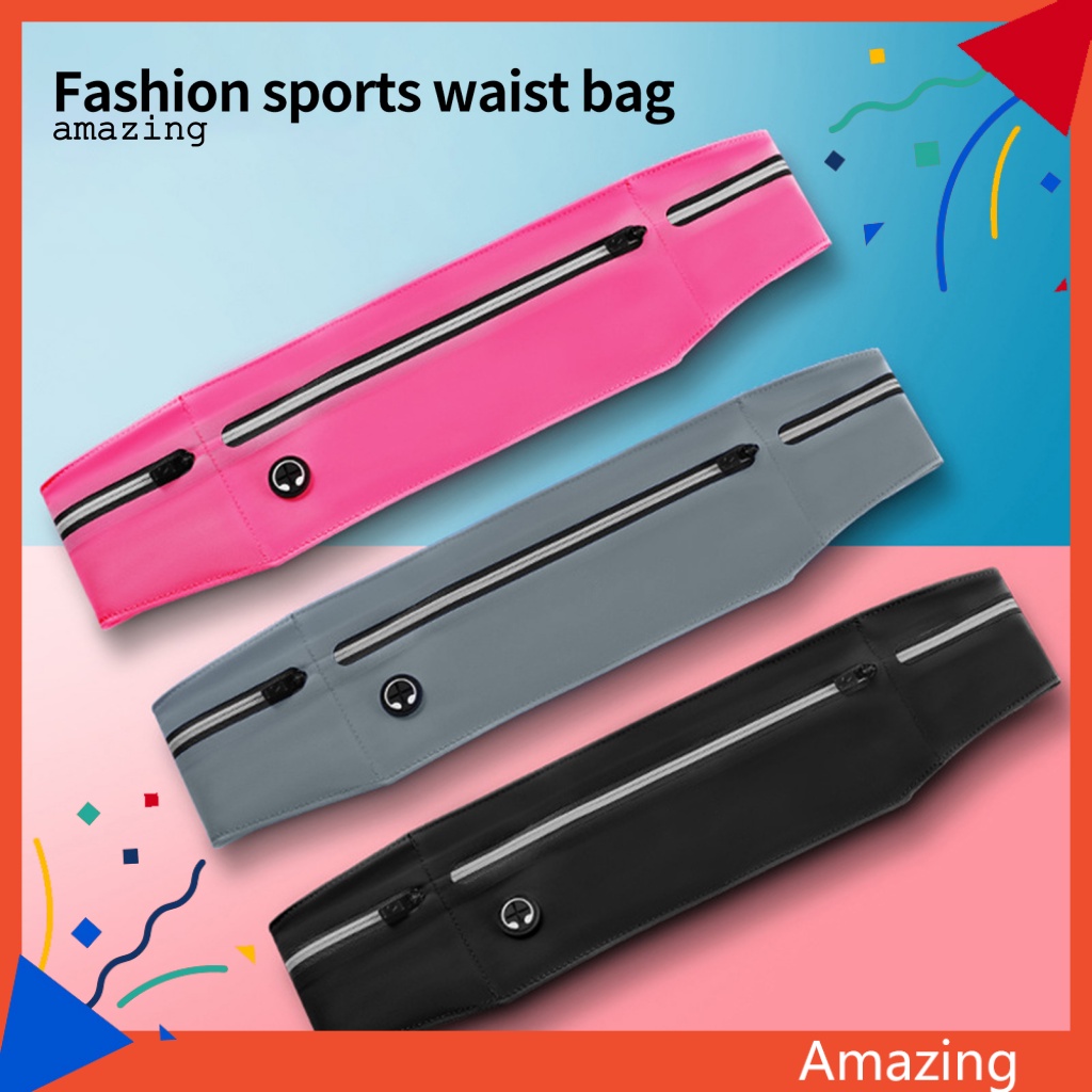 Túi Đeo Hông Đựng Điện Thoại 3 Ngăn Bằng Nylon Tiện Dụng Khi Chạy Bộ / Chạy Bộ Cho Nam Và Nữ