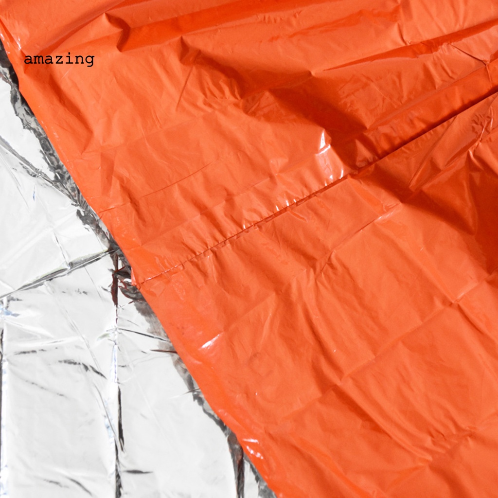 Chăn Poncho Khẩn Cấp Bằng Màng Nhôm Phản Quang Cho Hoạt Động Ngoài Trời