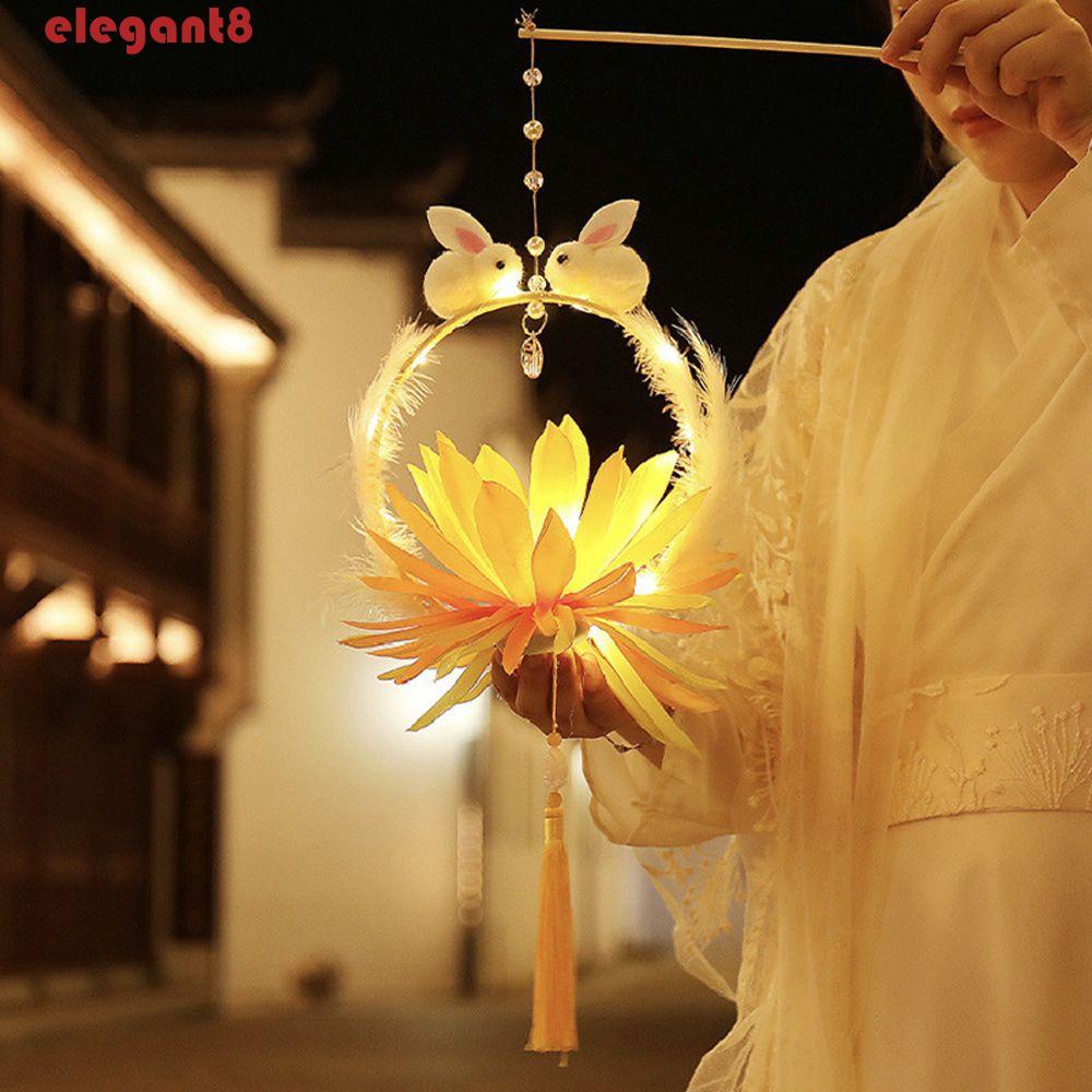 Đèn Tre Thủ Công Hình Thỏ Cổ Điển Thanh Lịch Thời Trang Mùa Thu