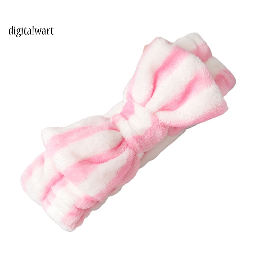 Kỹ Thuật Số| Băng Đô Cài Tóc Dày Co Giãn Họa Tiết Sọc Thời Trang Cho Nữ