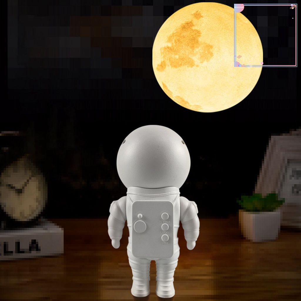 [DDJ] Đèn Ngủ Chiếu Hình Phi Hành Gia Điều Chỉnh Được 360 Độ ic Ấm Áp Ánh Sáng Ban Đêm Đồ Chơi Phòng Ngủ Cho Trẻ Em