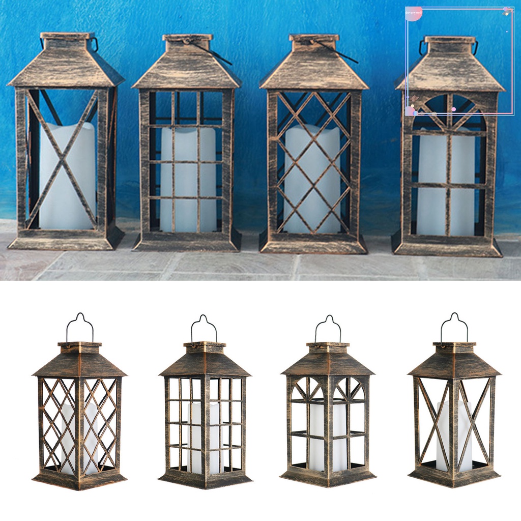 [DDJ] Đèn Lồng LED Treo Trang Trí Phong Cảnh Retro Không Cần Khoan Lỗ Dễ Treo