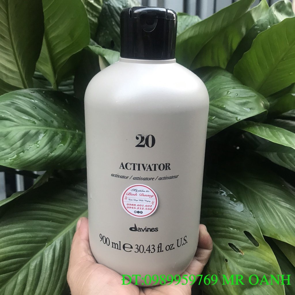 Oxy trợ nhuộm không rát da đầu Activator Davines 900ml