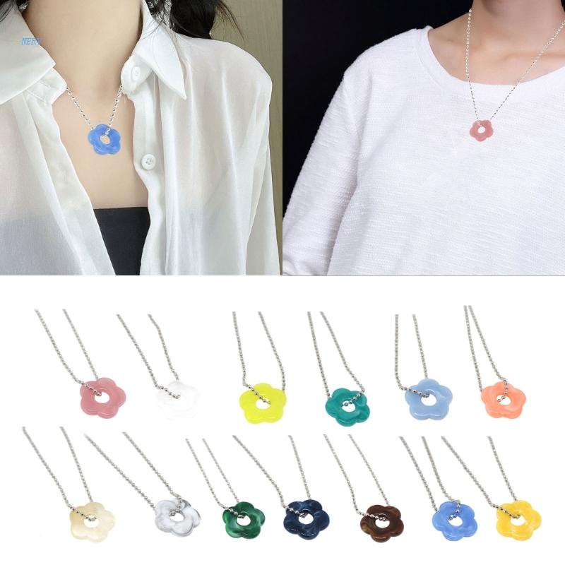 Vòng Cổ Choker Bằng Hợp Kim Mặt Hoa Thời Trang