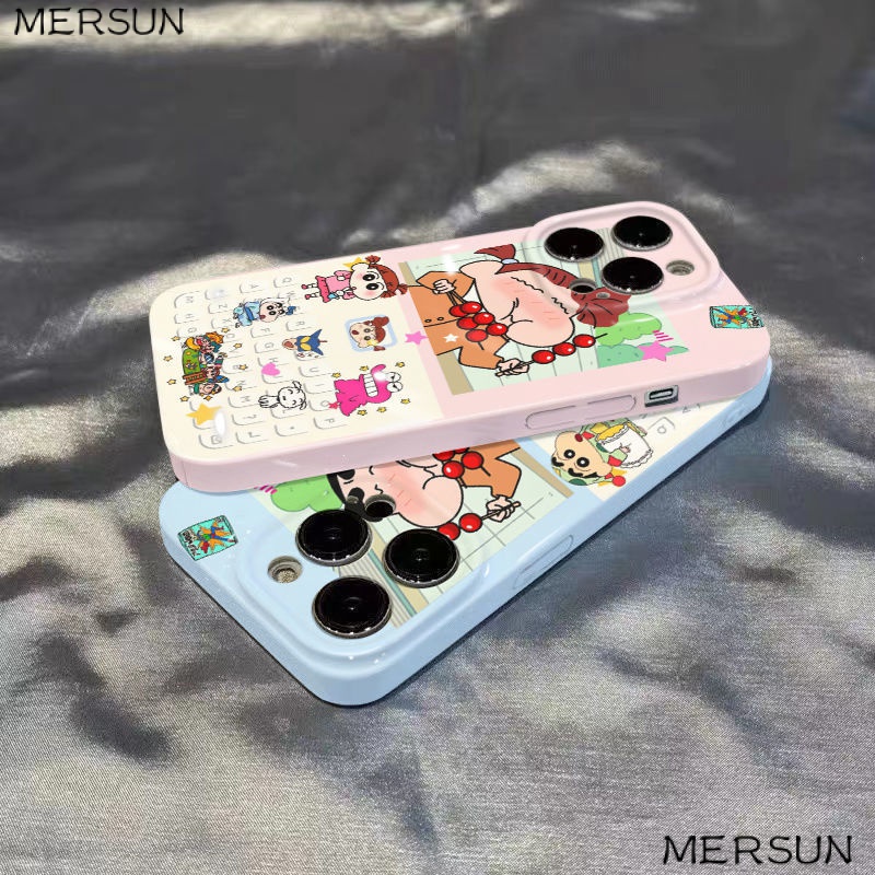 Ốp Lưng Bé Shin Ngộ Nghĩnh Nhiều Mẫu Mã Cho Điện Thoại Apple 12max 14Pro Iphone138P xsmax / 11 P6F1