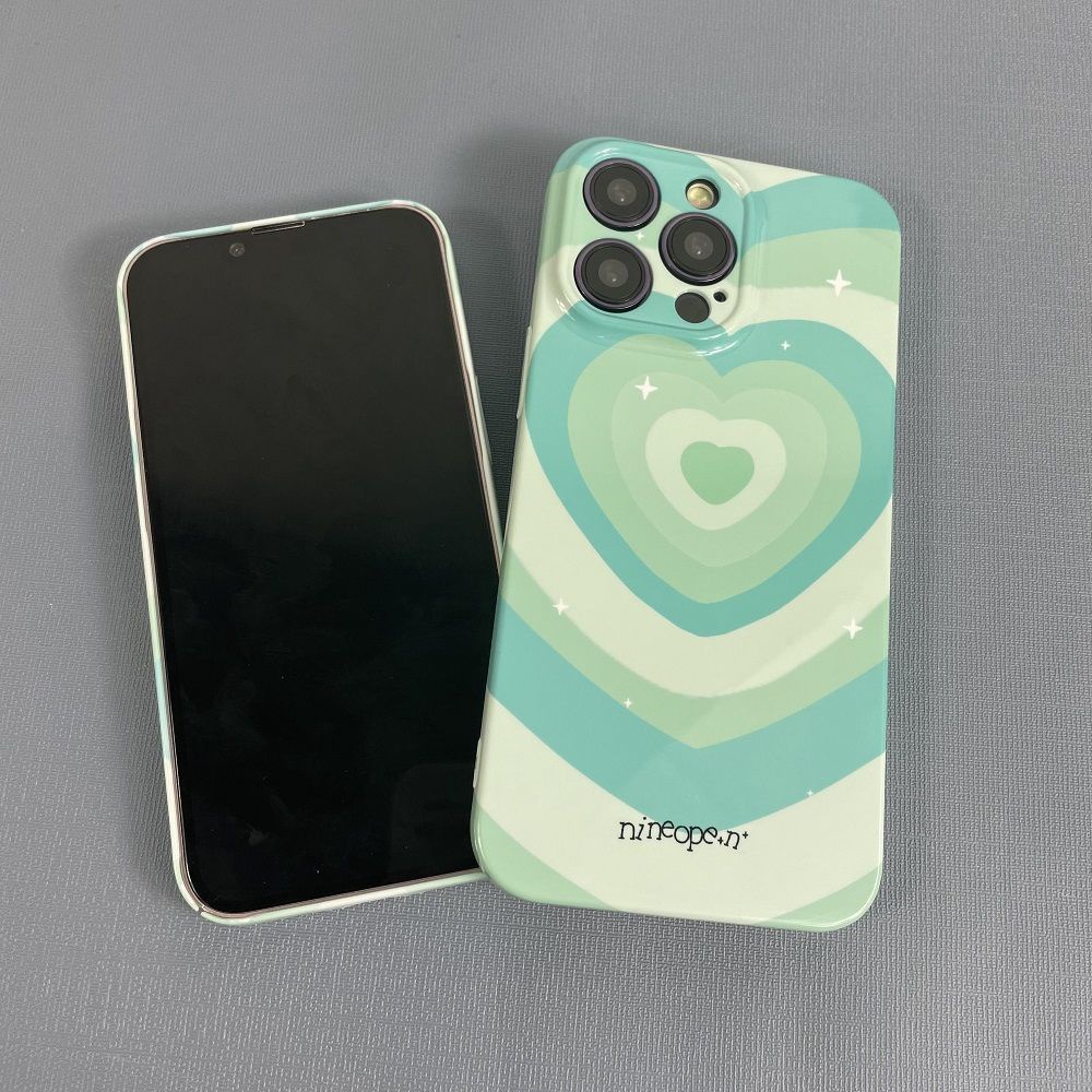 Ốp Điện Thoại Cứng In Hình Trái Tim Phong Cách Mới Cho Iphone xsmax11 12 / 14 xr 13 Inch