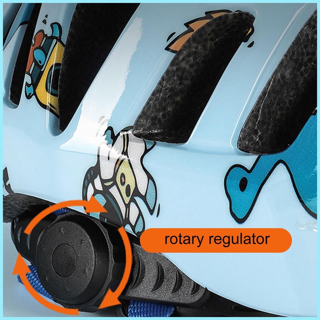 Mũ Bảo Hiểm Trọng Lượng Nhẹ An Toàn Họa Tiết Hoạt Hình Cho Trẻ Em