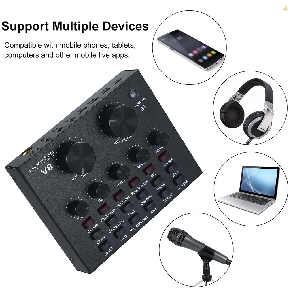 Thẻ Âm Thanh BT Đa Năng Cho Máy Tính Và Điện Thoại Di Động