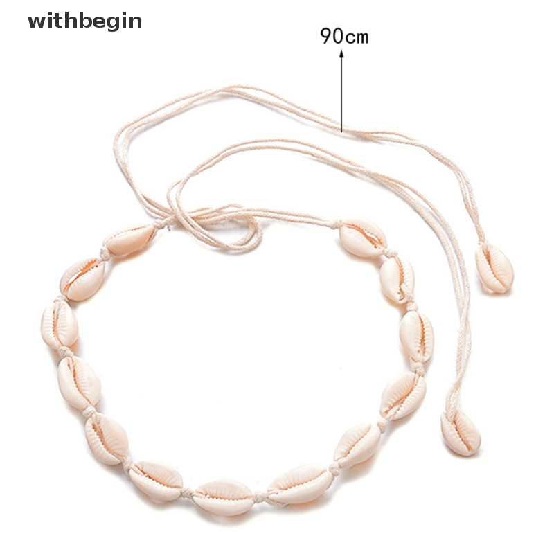 Vòng Cổ Choker Mặt Vỏ Sò Phong Cách Bohemian Thời Trang Đi Biển Cho Nữ