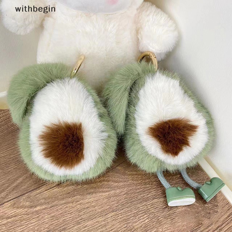 Móc Khóa Hình Quả Bơ Nhồi Bông Dễ Thương