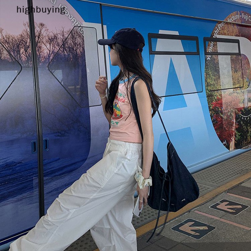 Áo Croptop Sát Nách Cổ Tròn In Họa Tiết Cherry Thời Trang Mùa Hè Cho Nữ