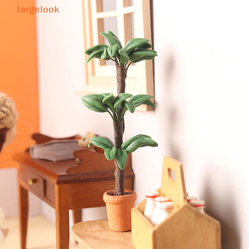 Mô Hình Chậu Cây May Mắn Tỉ Lệ 1: 12 Trang Trí Nhà Búp Bê