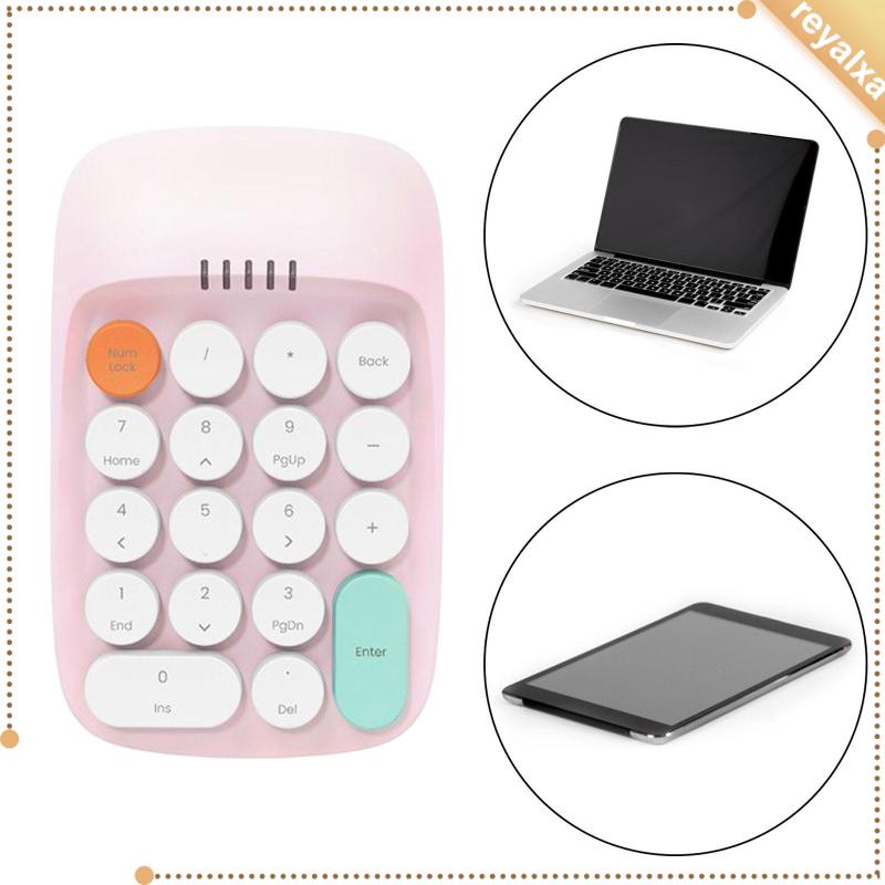 Bàn Phím Số Mini 18 Phím Không Gây Tiếng Ồn Siêu Bền Tiện Dụng Cho Laptop