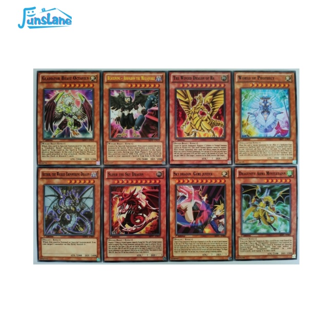 Bộ 41 Thẻ Bài Trò Chơi Yugioh Tiếng Anh Kèm Hộp Sắt