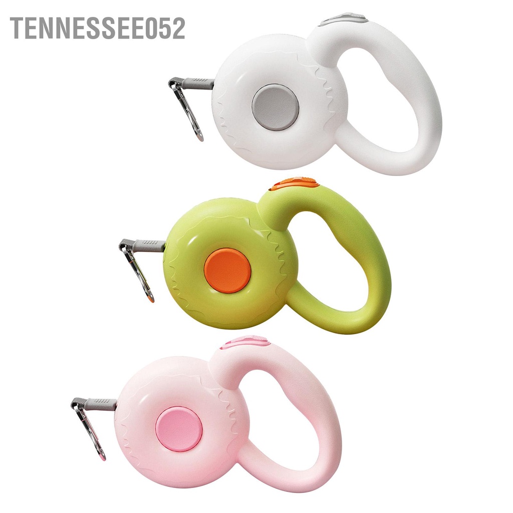 Tennessee052 Dây xích chó tự động Bảo vệ ổ cắm hình chữ U Hình dạng bánh rán có thể thu vào cho thú cưng