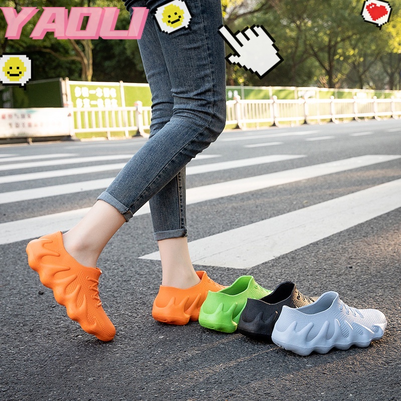 Giày Bốt Cao Su Đi Mưa Cổ Thấp Màu Kẹo Ngọt Cho Nữ