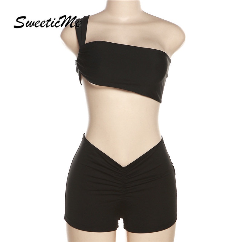 Quần Short Lưng Thấp Màu Trơn Thời Trang 2023 Quyến Rũ Cho Nữ