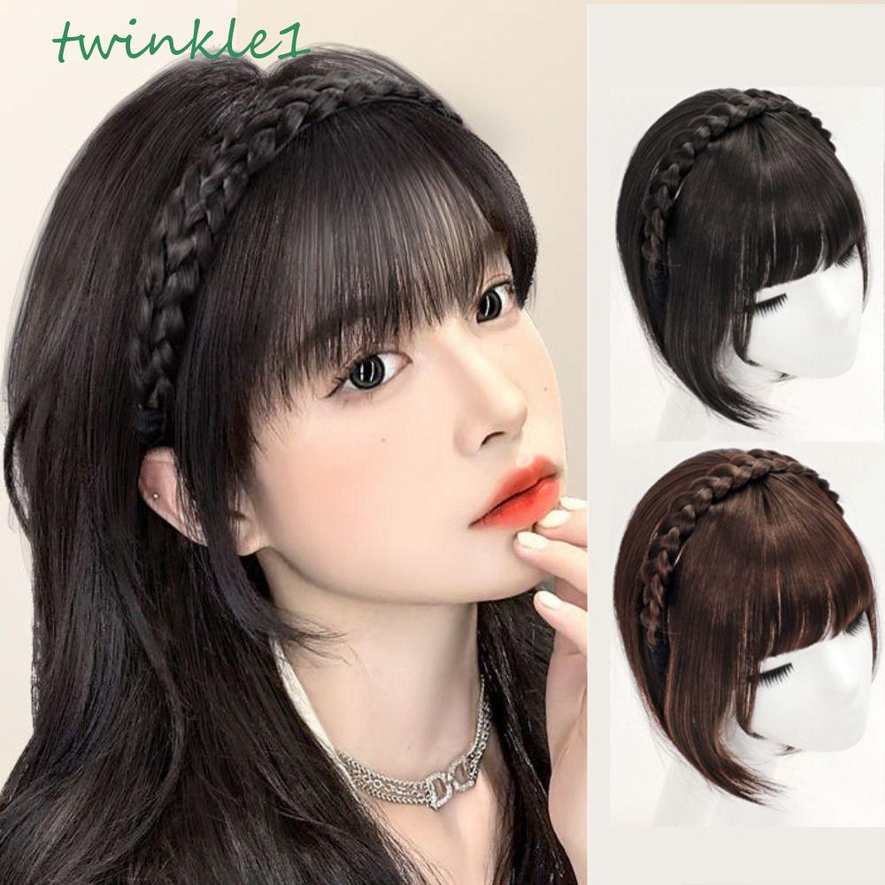 Tóc Giả Kẹp Mái Ngang Tàng Hình Che Phủ Tóc Mái Tăng Cường Nhiệt Cho Nữ