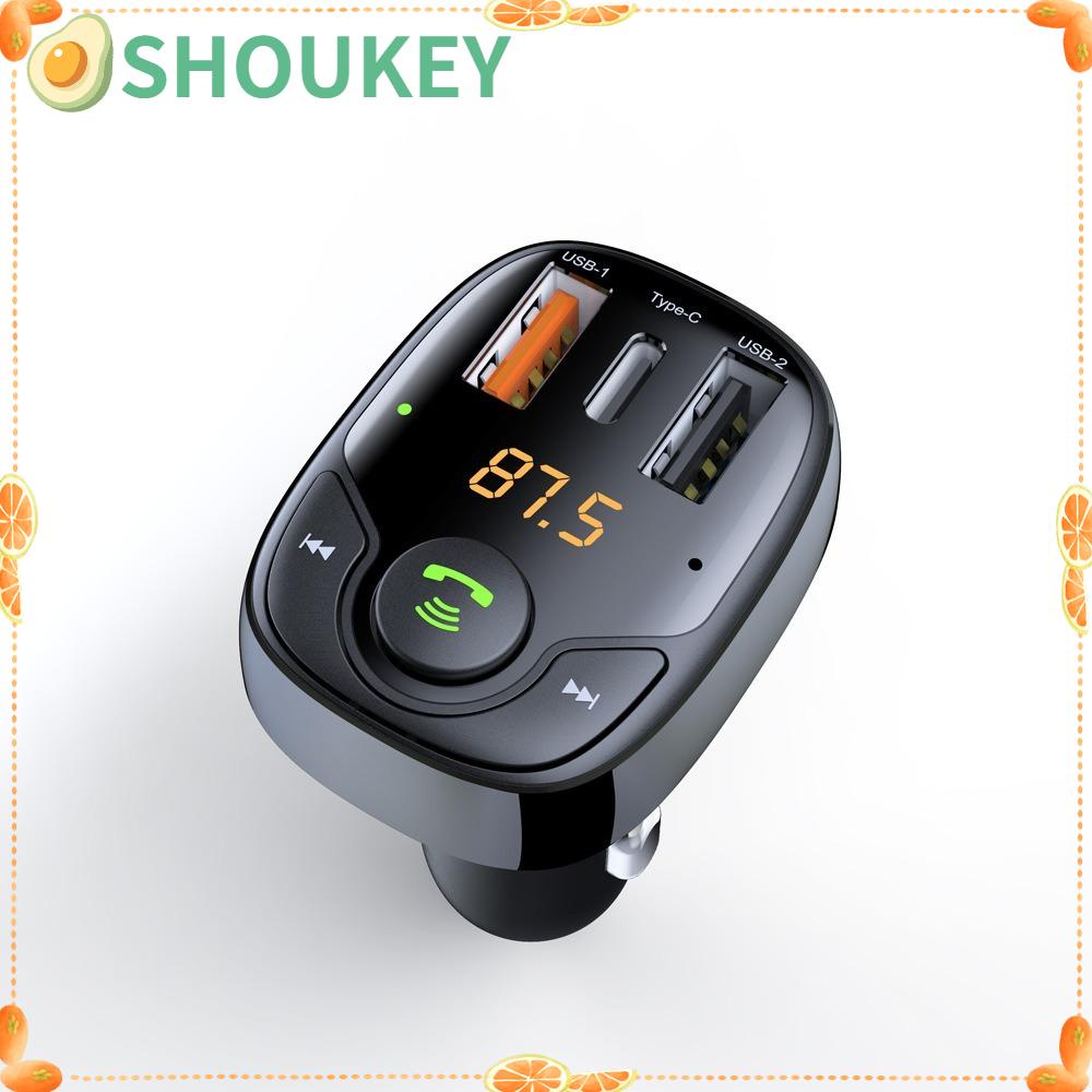 Củ Sạc Điện Thoại Trên Ô Tô SHOUKEY Audio MP3 Kết Nối Bluetooth 5.0