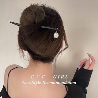 Trâm cài tóc bằng gỗ đính ngọc trai phong cách baroque cổ điển cao cấp