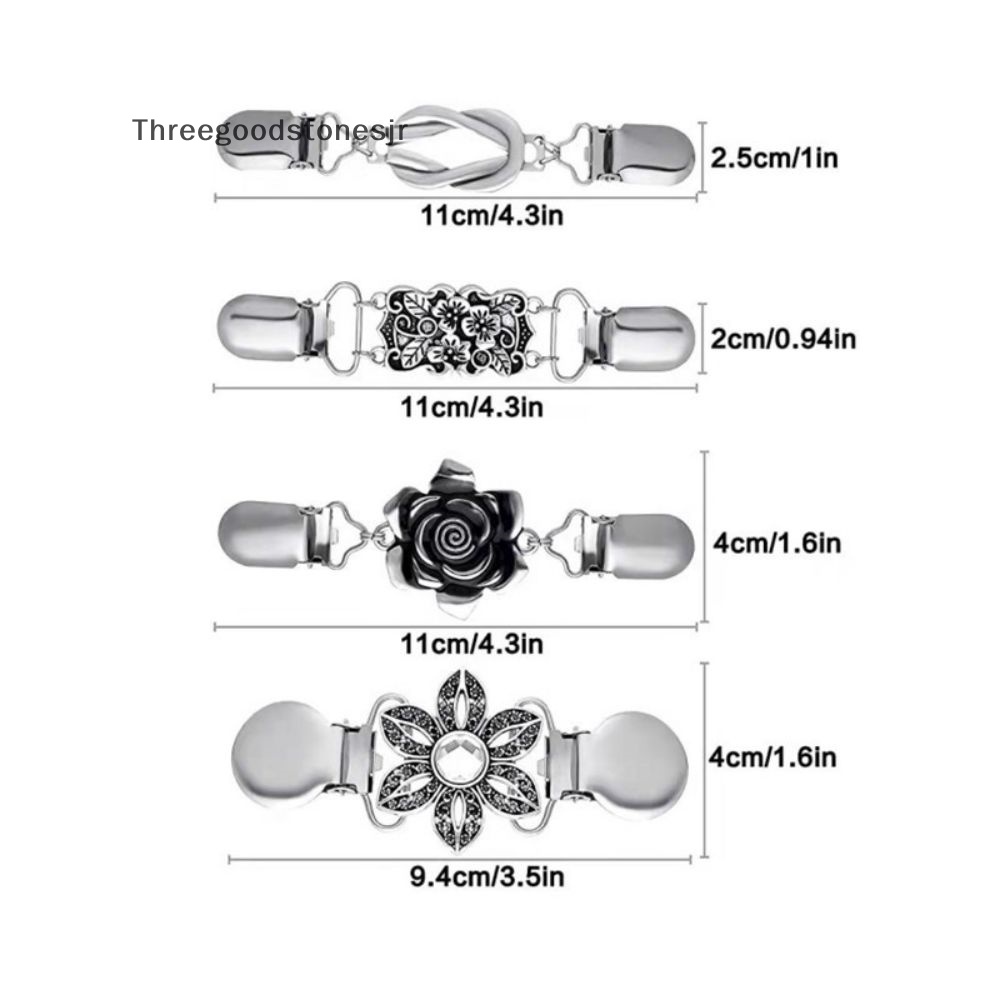 1 Kẹp Cài Áo Hình Hoa Phong Cách Vintage JR