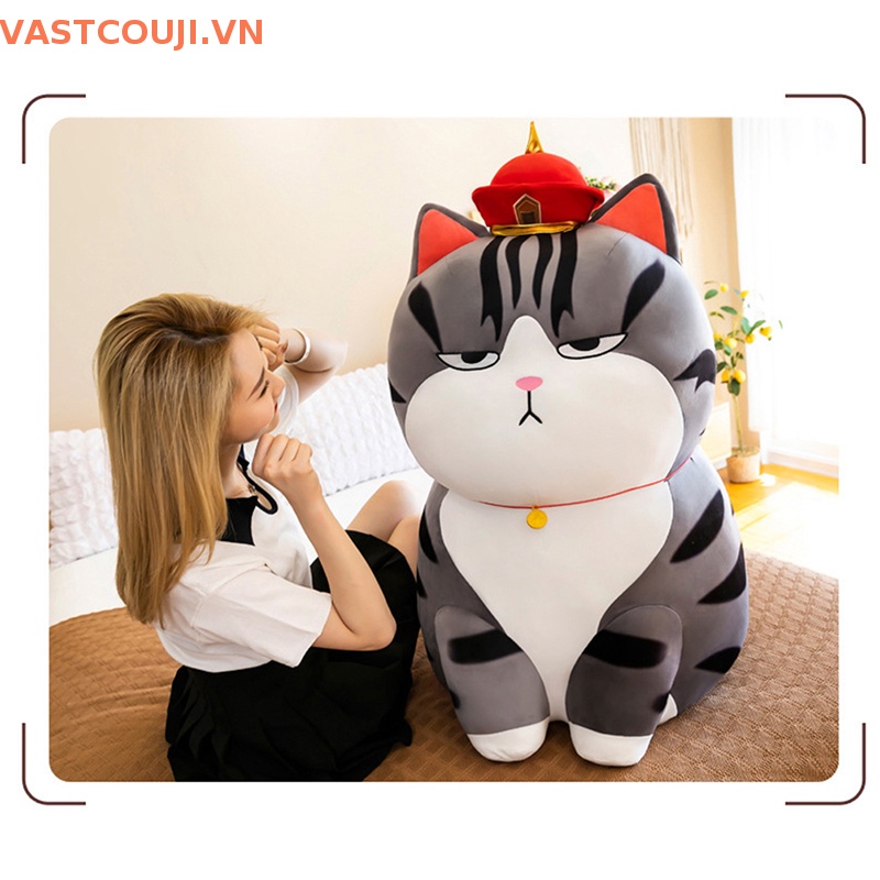 Mèo Nhồi Bông VASTJI 25-40cm Đáng Yêu Chất Lượng Cao