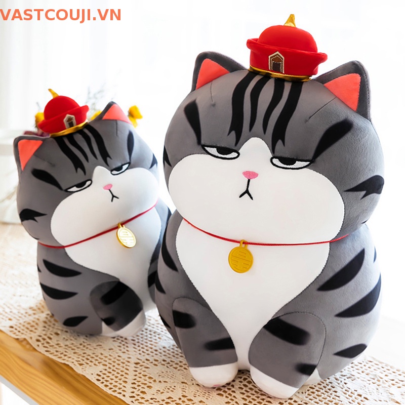 Mèo Nhồi Bông VASTJI 25-40cm Đáng Yêu Chất Lượng Cao