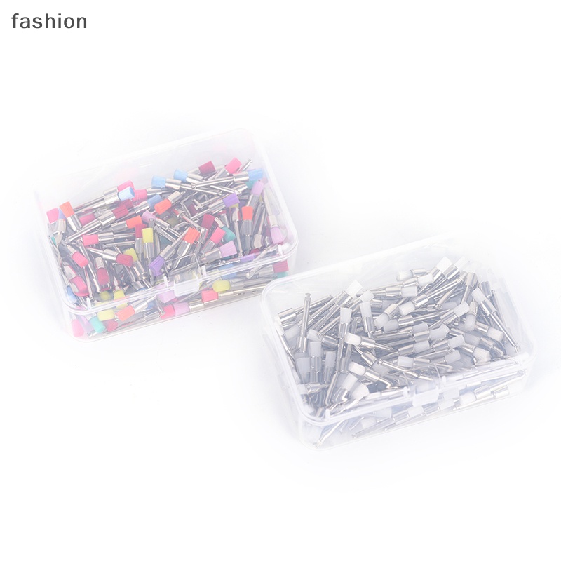 100pcs đánh bóng nylon chốt bàn chải phẳng đánh bóng prophy bàn chải VN