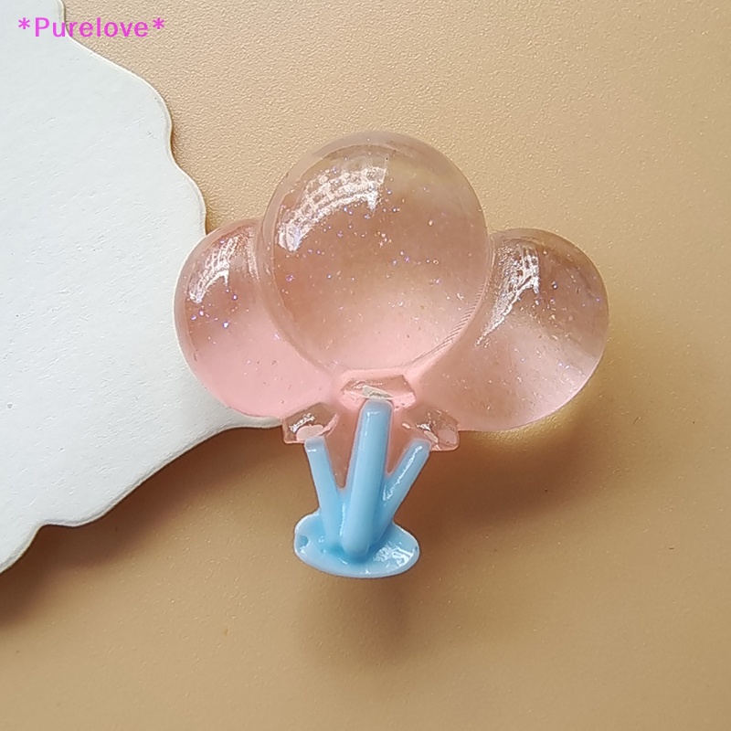 Set 10 Phụ Kiện Bóng Bay Bằng Nhựa Trong Suốt Phát Sáng Độc Đáo Mới