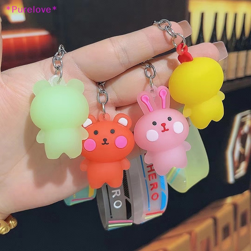 Móc Khóa Resin Hình Động Vật Hoạt Hình Đáng Yêu Dành Cho Nữ Mới