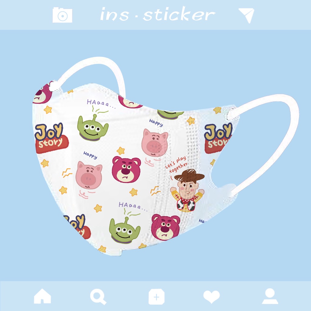 Mặt Nạ Hóa Trang 3D Hình Cá Hoạt Hình Dễ Thương Cho Bé