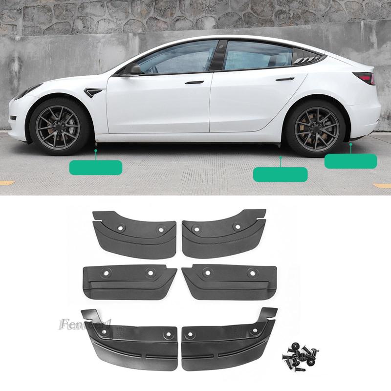 1 Tấm Chắn Bùn Thay Thế Dễ Lắp Đặt Cho Tesla