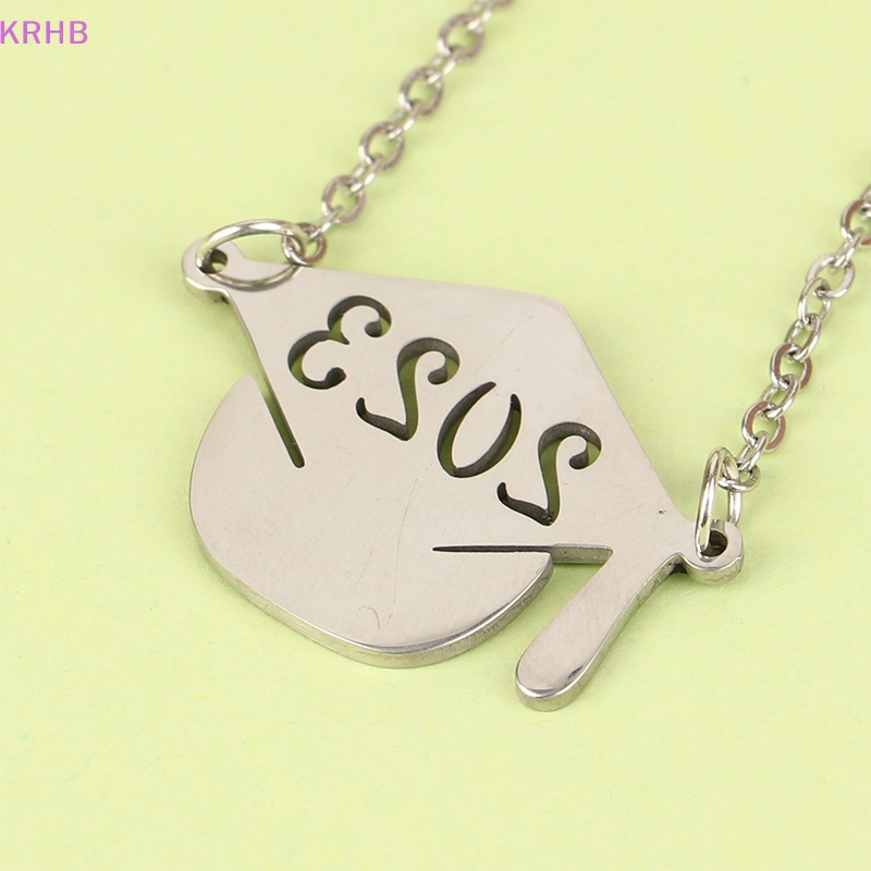 1 Vòng cổ Mặt Hình Nón Tốt Nghiệp Màu Vàng / Bạc KRHB 2023 Mới