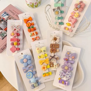 Set 5 Kẹp Tóc Dễ Thương Cho Bé Gái
