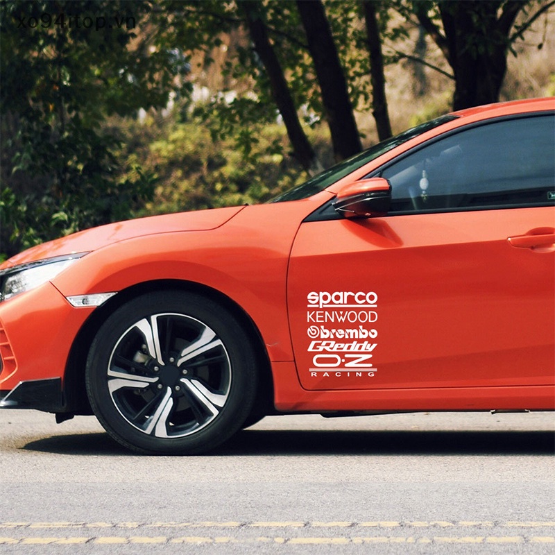 1 Miếng Dán Trang Trí Cửa Xe Hơi Phản Quang Độc Đáo