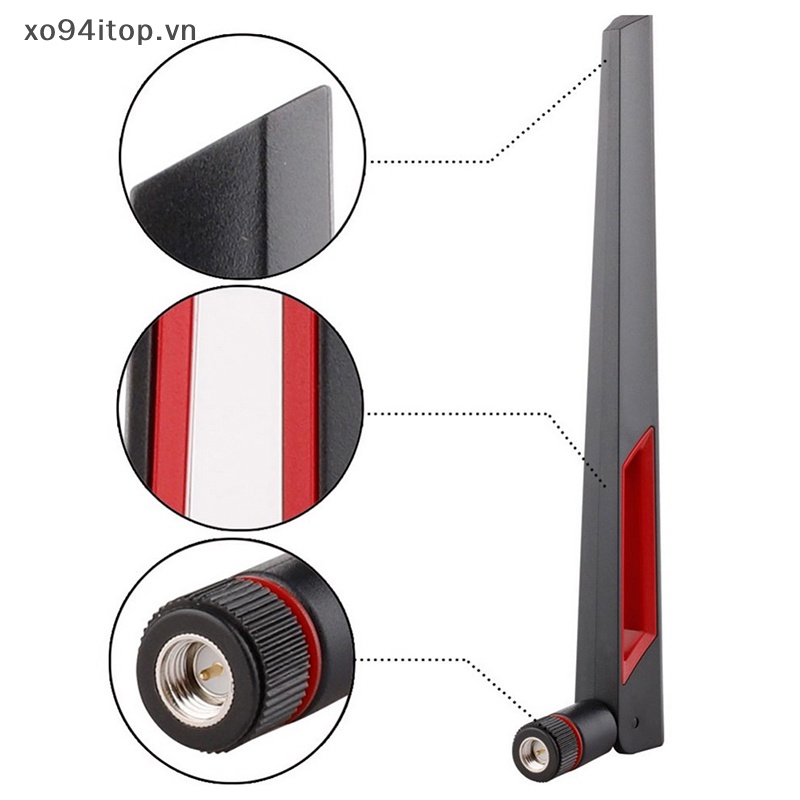 Ăng Ten Bắt Sóng WIFI 2.4G 5.8G LTE 10DBI SMA Male / RP-SMA