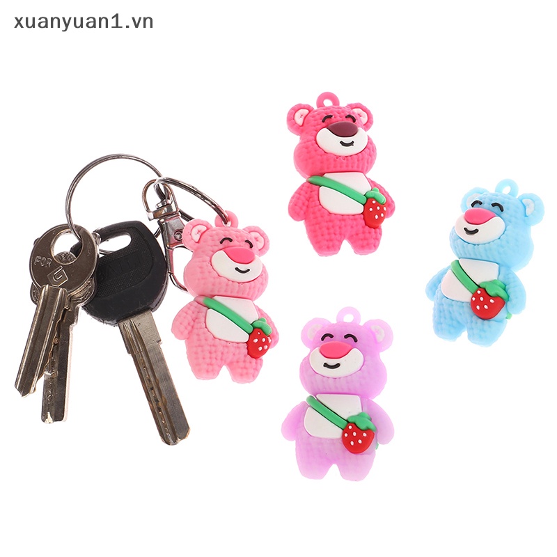 1 Móc Khóa Hình Gấu Nhồi Bông Đáng Yêu