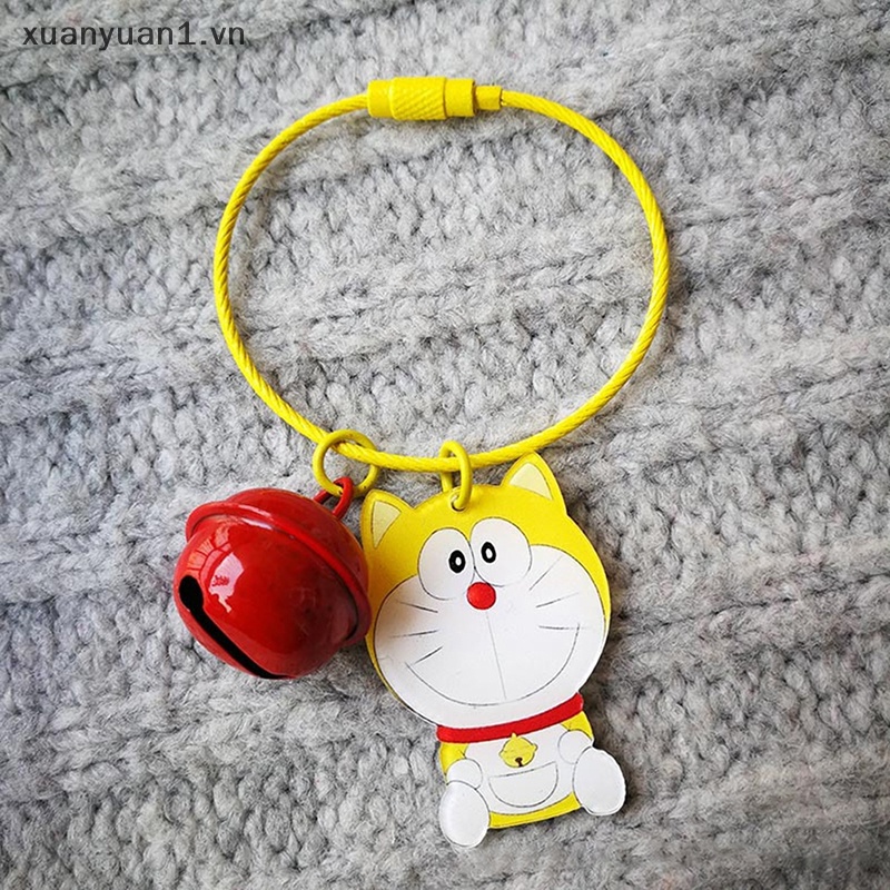 Móc Khóa Dây Thép Hình Doraemon Dễ Thương