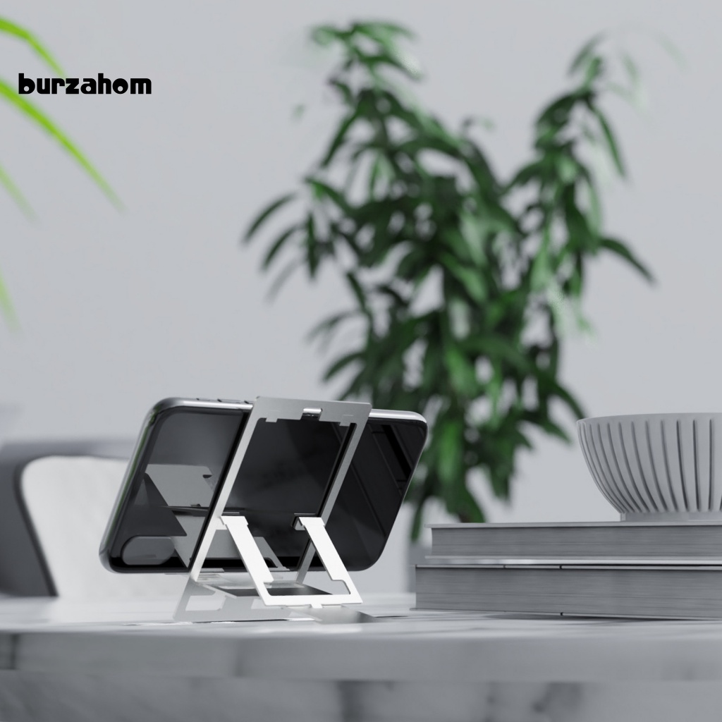 Giá Đỡ Điện Thoại / Máy Tính Bảng Bằng Hợp Kim Nhôm Siêu Mỏng Chống Rơi Tiết Kiệm Không Gian